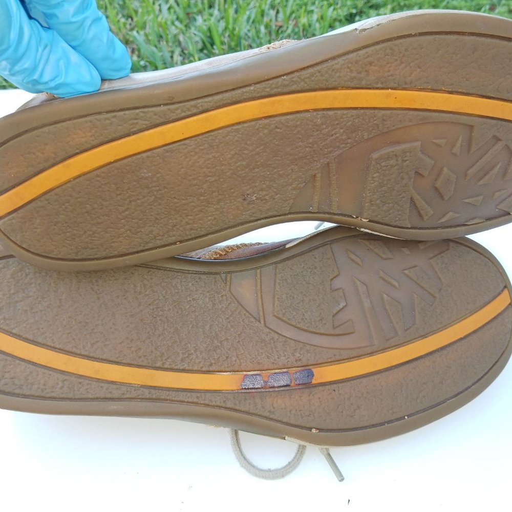 Timberland Men's Size 10.5 Brown Genuine Leather Shoes - Picture 8 of 10